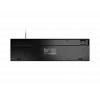 Wired slim multimedia keyboard NATEC HERRING — black, low-profile layout, multimedia keys