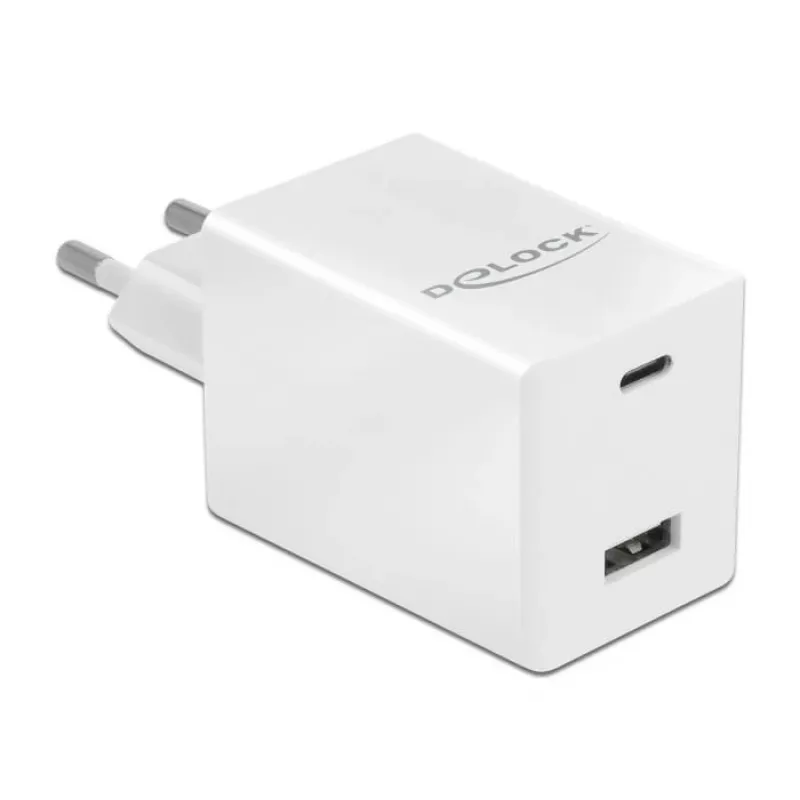 Charger DeLOCK USB GaN Charger USB Type-C PD 3.0 and USB Type-A 48 W