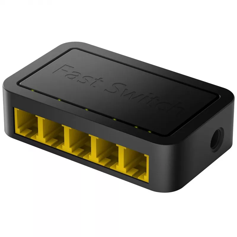 Network switch Cudy FS105D — 5-port Fast Ethernet 10/100, 1 Gbit/s switching, black