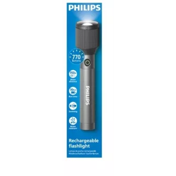 Flashlight Philips Rechargeable USB-C 770 lm 3000 mAh