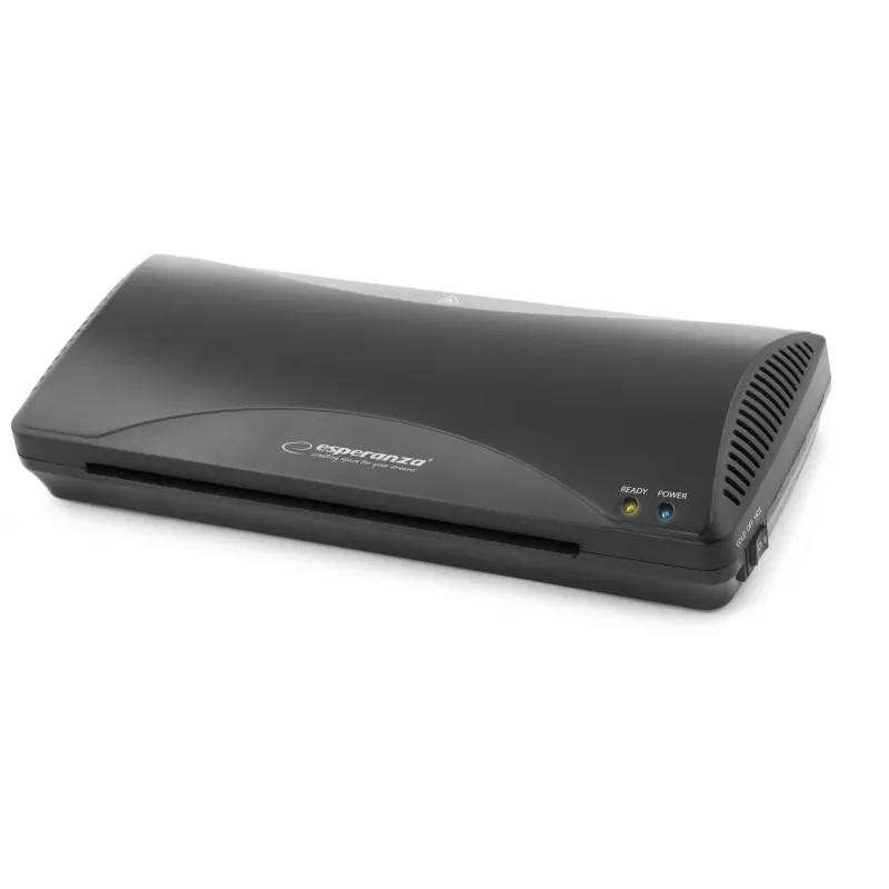 Cold/hot laminator ESPERANZA EFL001 — A4, 24 cm max width, 80–125 µm film, 250 mm/min, 0.6 mm thickness