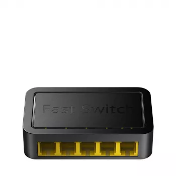 Network switch Cudy FS105D — 5-port Fast Ethernet 10/100, 1 Gbit/s switching, black