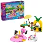 Construction toy LEGO Friends set 42658 Pool Party with Unicorn and Flamingo, characters and accessories
