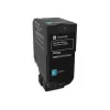 Toner Lexmark RETURN-TONER CARTRIDGE CYAN 74C2HC0 3000 pages