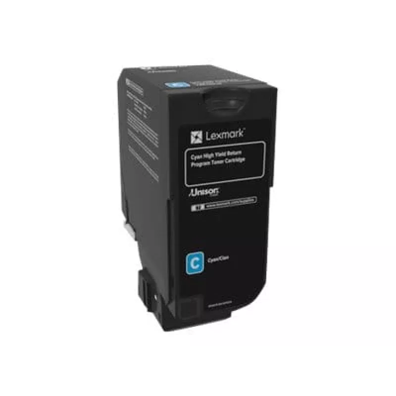 Toner Lexmark RETURN-TONER CARTRIDGE CYAN 74C2HC0 3000 pages