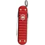 Pocket knife Victorinox Classic SD Precious Alox Iconic Red — compact keychain multi-tool, small blade, scissors, nail file