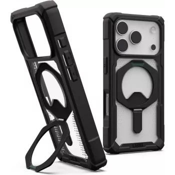 UAG Urban Armor Gear Plasma XTE MagSafe Kickstand Case | Apple iPhone 17 Pro | black/transparent | 11452711404G (11452711404G)