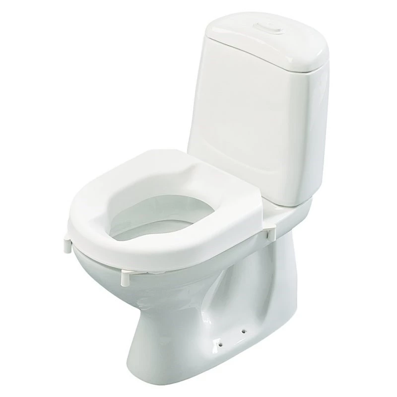 Etac Hi-Loo raised toilet seat with lid, 10 cm