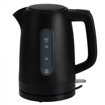 Electric kettle Adler AD 1379B — 1.7 L, 1850–2200 W, hinged lid, 360° base, black