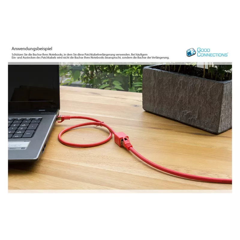 Goodconnections 8070VR-050R Ethernet Patch Cable Red