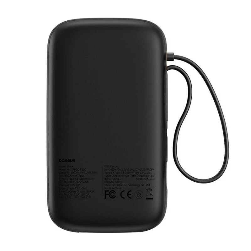 Baseus PPQD4-20C Lithium Polymer (LiPo) 20000 mAh Black