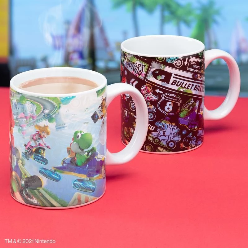Mug Paladone Mario Kart Heat Change Multicolour PP8307NN