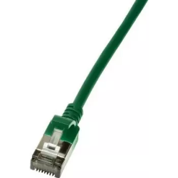 LogiLink Slim U/FTP Network Cable 5 m Cat6a U/FTP (STP) Green (CQ9065S)