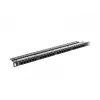 Lanberg PPU5-0024-B 24-Port Cat5e UTP 0.5U 19 inch Rackmount Patch Panel, Black