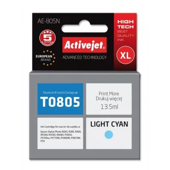 Ink cartridge ActiveJet AE-805N compatible for Epson, Photo Cyan, XL 13.5 ml