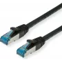 VALUE S/FTP PiMF Patch Cable Cat.6A Kl. EA black 0.15m - FTP - PIMF (21.99.1984)