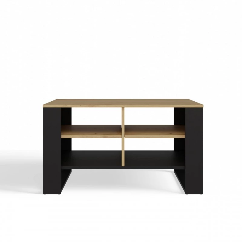 Coffee table top e shop STOLIK KAWOWY ŁAWA MODERN 4P SLIM Dąb Artisan / black frezy