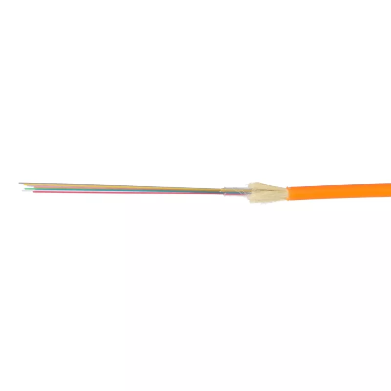 Optical fiber cable FIBERHOME MICRO CABLE 2.5mm 8FO G.657A1 PE orange 2 km drum