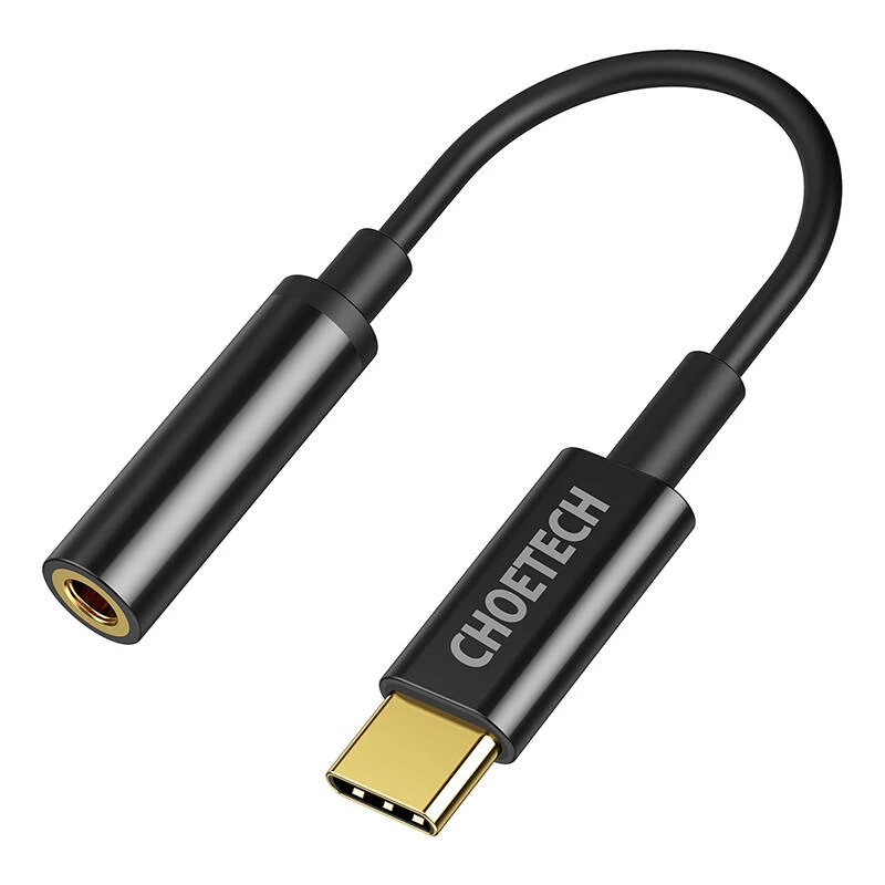 Audio adapter CHOETECH USB Type-C (male) to 3.5mm AUX (female) Model AUX003