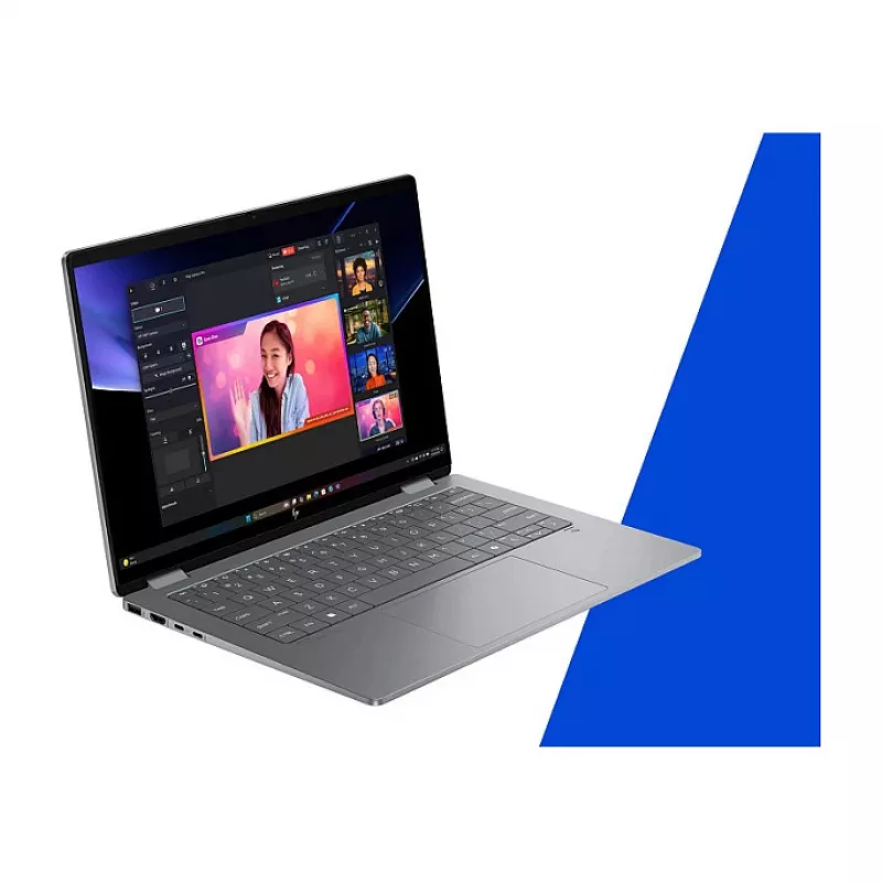 HP OmniBook X Flip Next Gen AI Laptop 14-fm0056ng - Flip-Design - Intel Core Ultra 5 226V / 2.1 GHz - Win 11 Home - Arc Graphics 130V - 16 GB RAM - 512 GB SSD NVMe - 35.6 cm (14)