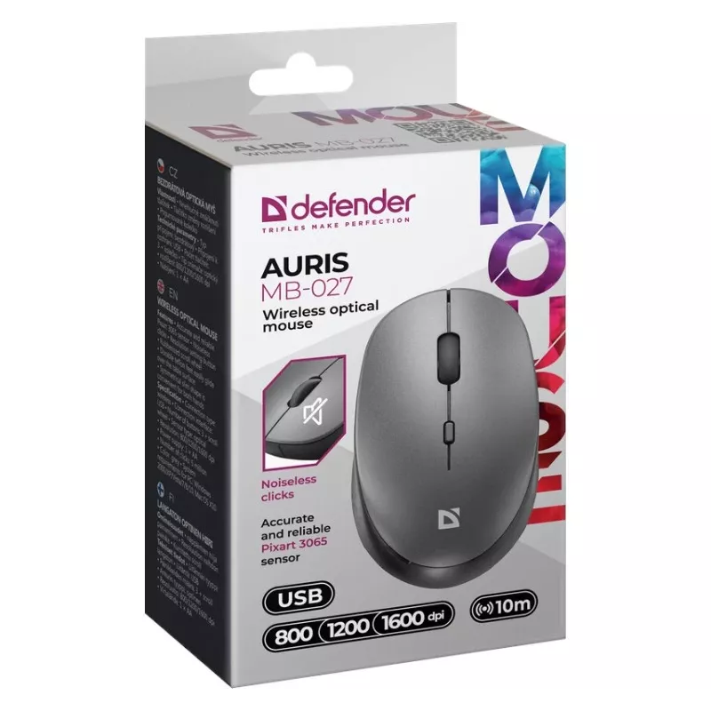 Wireless mouse DEFENDER AURIS MB-027 interface