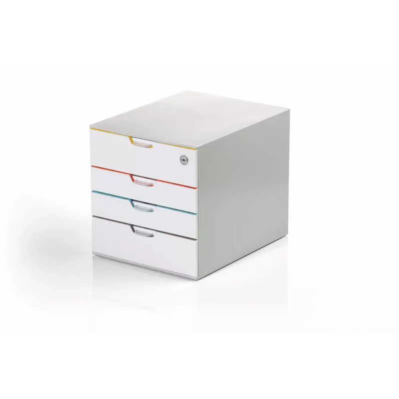 Durable VARICOLOR MIX 4 SAFE Grey Plastic 4 Drawers