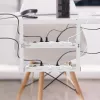 Under-desk cable organizer MACLEAN MC-104 W, 2-level steel tray, white, max load 5 kg, fits desk 0.5–5 cm