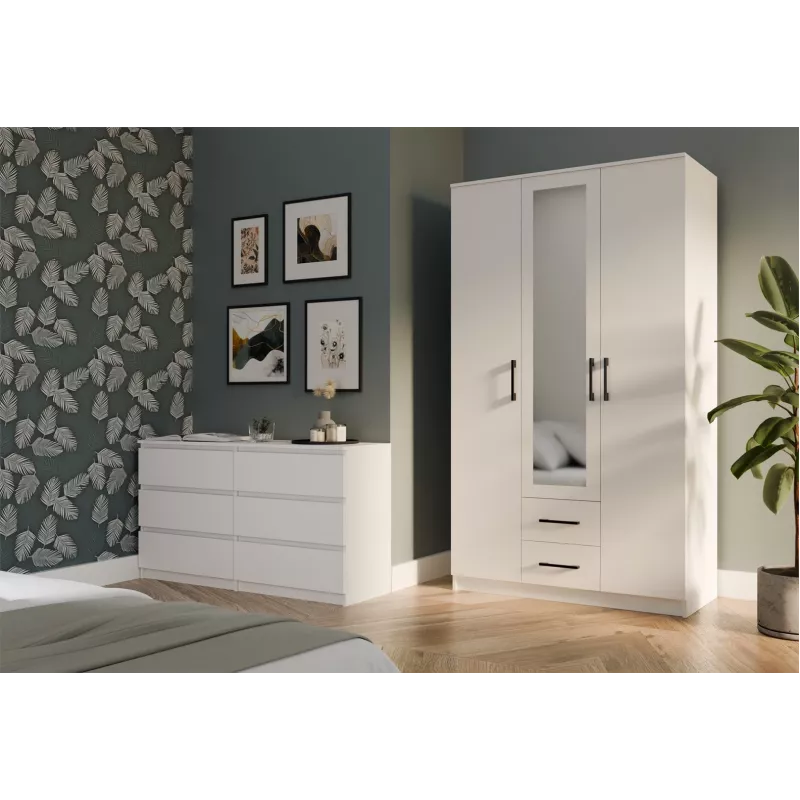 Wardrobe Topeshop ROMANA 120 BIEL