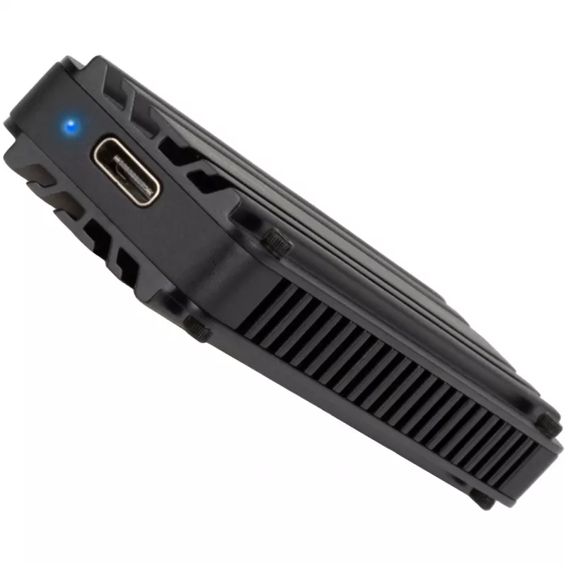 SSD enclosure Silverstone MS12 Black M.2
