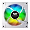 Cooling fan Darkflash DM20 White 120mm 3‑pin for PC case and CPU cooling