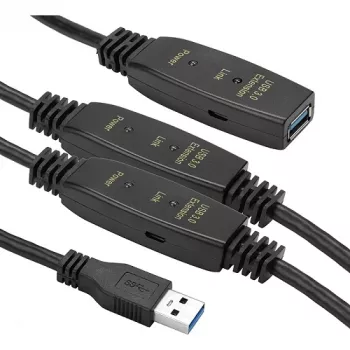 Cable ilgiklis USB 3.0 AF – AM, 20m