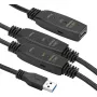 Cable ilgiklis USB 3.0 AF – AM, 20m