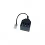 Helos - Telefonadapter - RJ-11 (M) to TAE-NFN (W) - 10 cm - Black