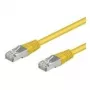 Wentronic Goobay CAT 5e Patch Cable, F/UTP, Yellow, 3 m - CCA Copper Mix (50167)