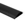 Cover strip aluminum MACLEAN MC-814 B black — cable organizer trim