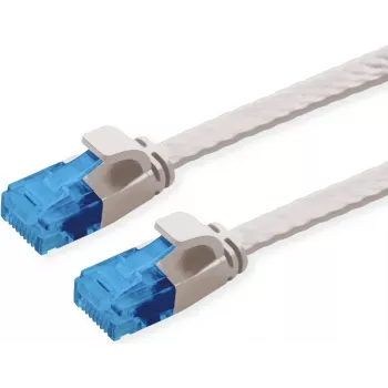 VALUE Patch Cable Cat.6A (Class EA) UTP, extra-Flat, Grey, 5 m (21.99.2015)
