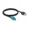 Cable HSD Z female to USB 2.0 Type-A female 1 m DeLOCK 90502