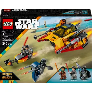LEGO Star Wars Flame Speeder 75414 snow vehicle set — 349 pieces, 3 minifigures, age 7+