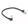 Network Cable DeLOCK RJ45 Cat.6A 0.25m Black