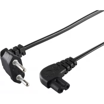 Power cable ShiverPeaks 09-06001 — Euro plug angled to IEC 60320 C7, 1.5 m