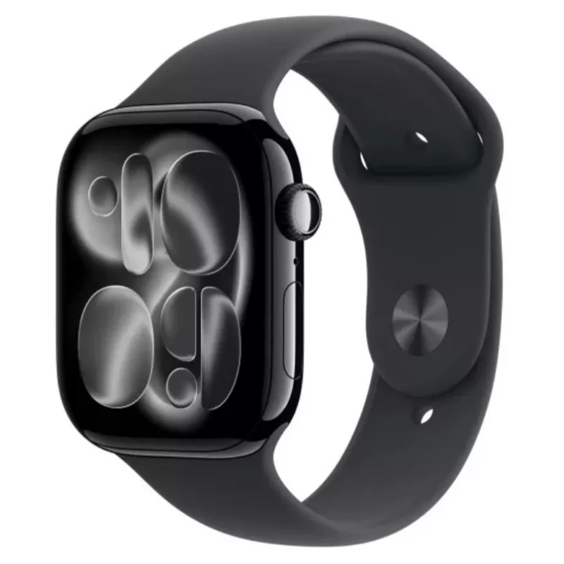 Watch Series 11 GPS 46mm Jet Black Aluminium Case with Black Sport Band - S/M