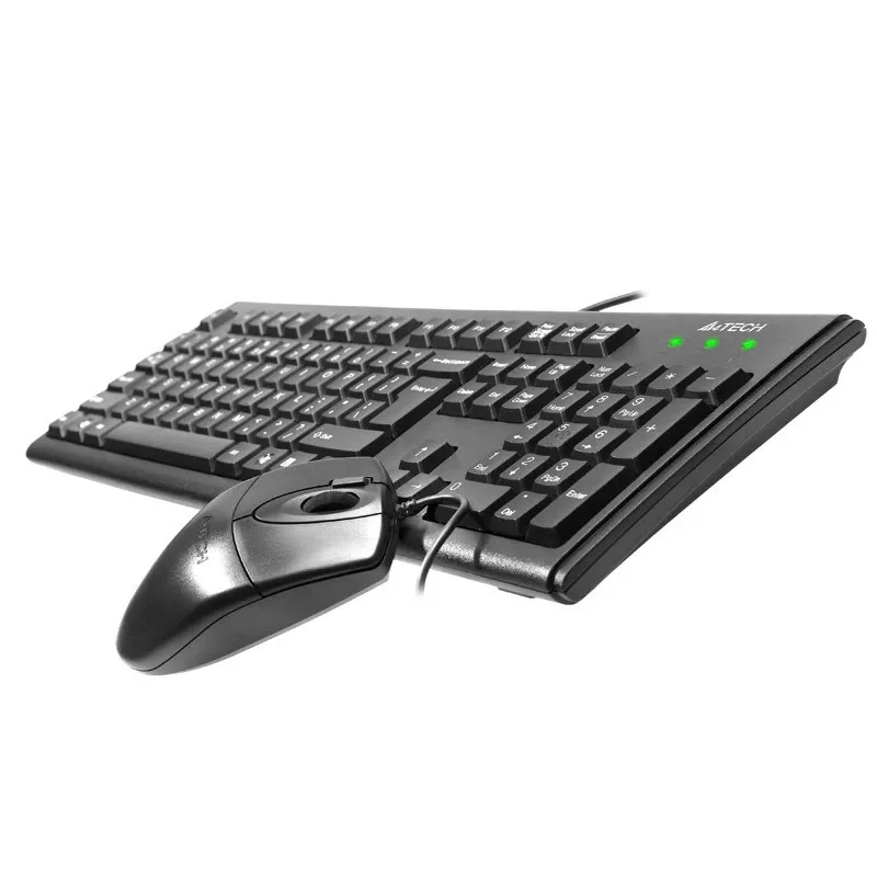 A4Tech Km-72620D - Keyboard-and-Mouse-Set - USB - US - Black