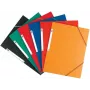 ELBA Boston Corner Elastic Folder, A4, Assorted, Card 0.5mm, with Labelling Tab - 10 Pack (120515.20)
