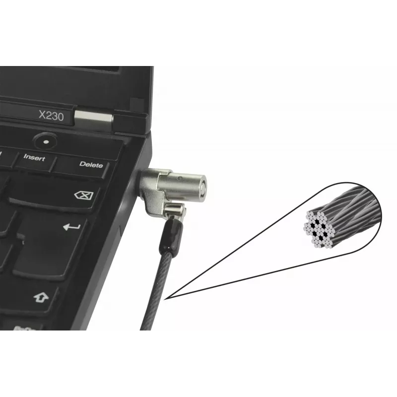 Cable lock DICOTA D31540 Black 2 m