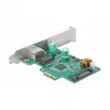 PCI Express x1 Card DeLOCK RTL8125 2.5 Gigabit LAN PoE+