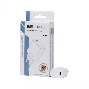 Charger Beline Beli2161 20W PD 3.0 white USB-C fast charging adapter