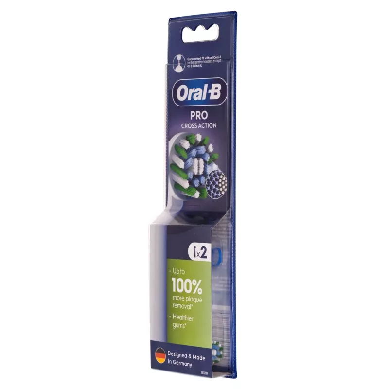 Oral-B EB50RX-2 CrossAction replacement brush heads, 2 pcs