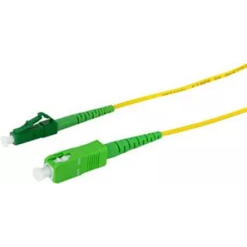 Logilink Professional - Patch-Cable - SC/APC Einzelmodus (M) to LC/APC Einzelmodus (M) - 0.5 m - 2 mm - Fibre Optic - Simplex - 9/125 micrometre - G.657.A2/OS2 - Halogen-Free - Yel