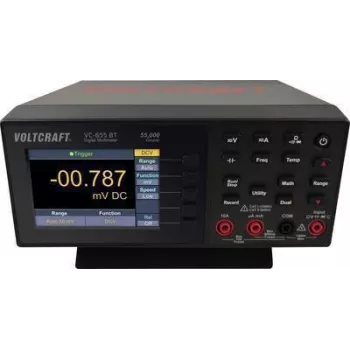 VOLTCRAFT VC-655 BT bench multimeter digital CAT I 1000 V, CAT II 600 V Display (Counts): 55000 (VC-11785300)
