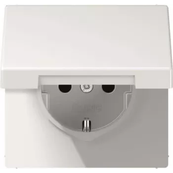Jung Schutzkontakt-Steckdose LS 520 KL WW — LS 990 series, Alpinweiß, grounded outlet